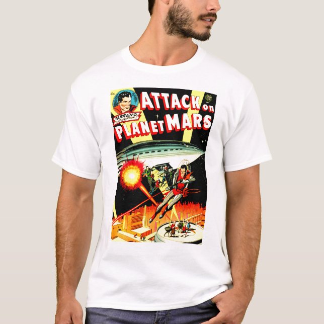 Camiseta Ataque contra el planeta Marte (Anverso)