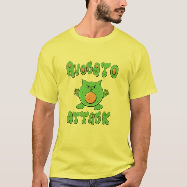Camiseta Ataque de aguacates (Anverso)