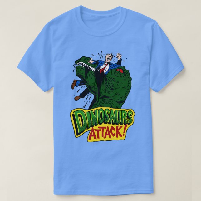Camiseta Ataque de dinosaurios 1 (Diseño del anverso)