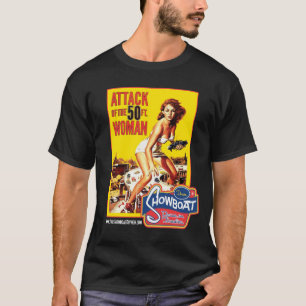 Camiseta Ataque de la impulsión del Showboat de la mujer d