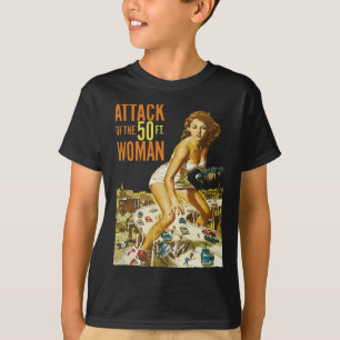 Camiseta Ataque De La Mujer De 50 Pies