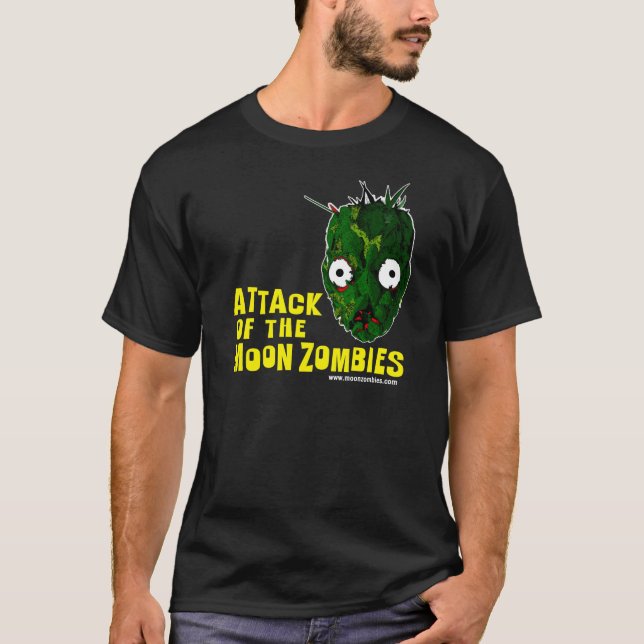 Camiseta ¡Ataque de los zombis de la luna! (Anverso)