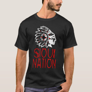 Camiseta Ataque de Nación Sioux Indígena Americana