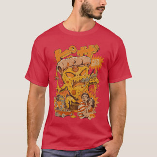 Camiseta Ataque de pizza familiar
