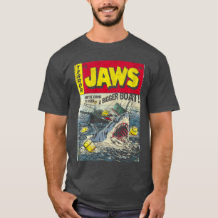 Camiseta Ataque de pulp de mandíbulas femeninas cubierta de