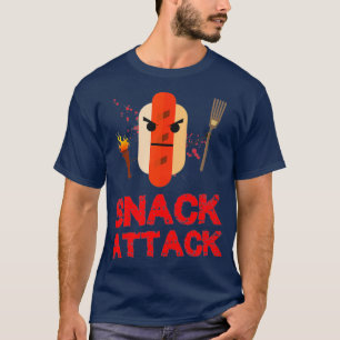 Camiseta Ataque de refrigerios para perros calientes divert