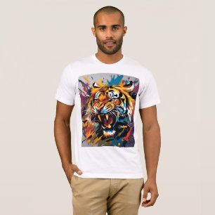 Camiseta ataque de tigre