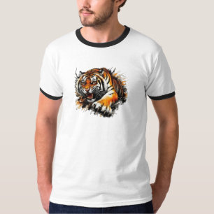 Camiseta Ataque de tigres ruidoso