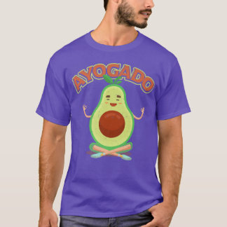 Camiseta Ataque de yoga con aguacate y ayogado saludable