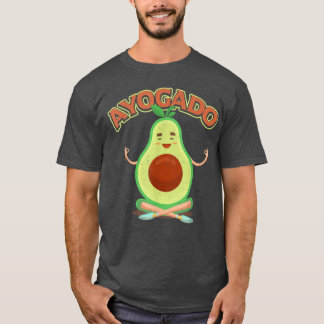 Camiseta Ataque de yoga con aguacate y ayogado saludable