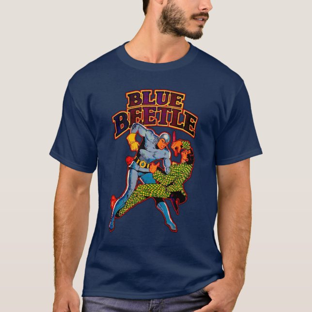 Camiseta Ataque del escarabajo azul (Anverso)