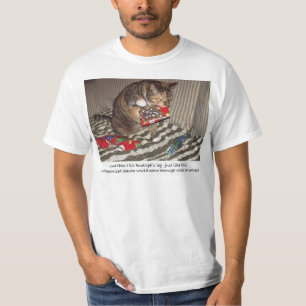 Camiseta Ataque del gato del navidad