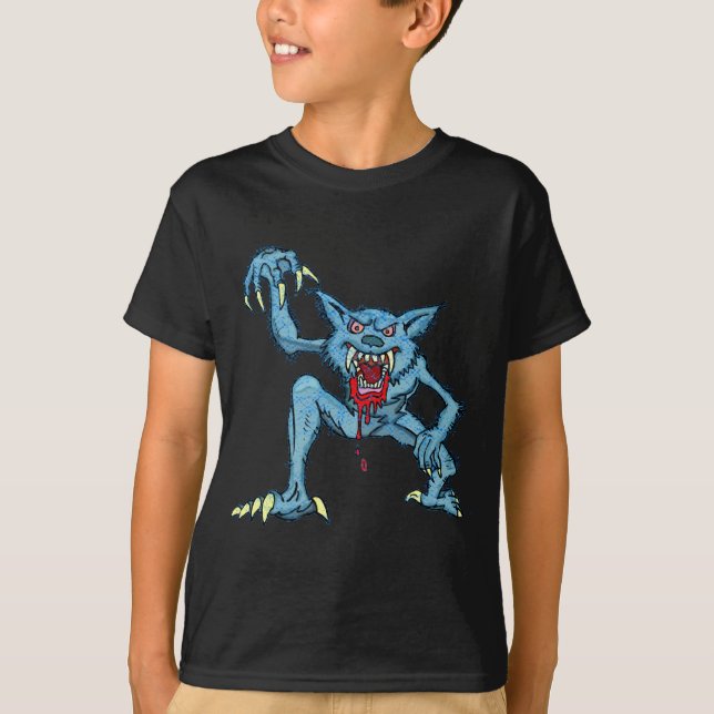 Camiseta Ataque del hombre lobo (Anverso)