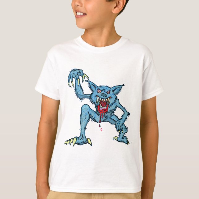 Camiseta Ataque del hombre lobo (Anverso)