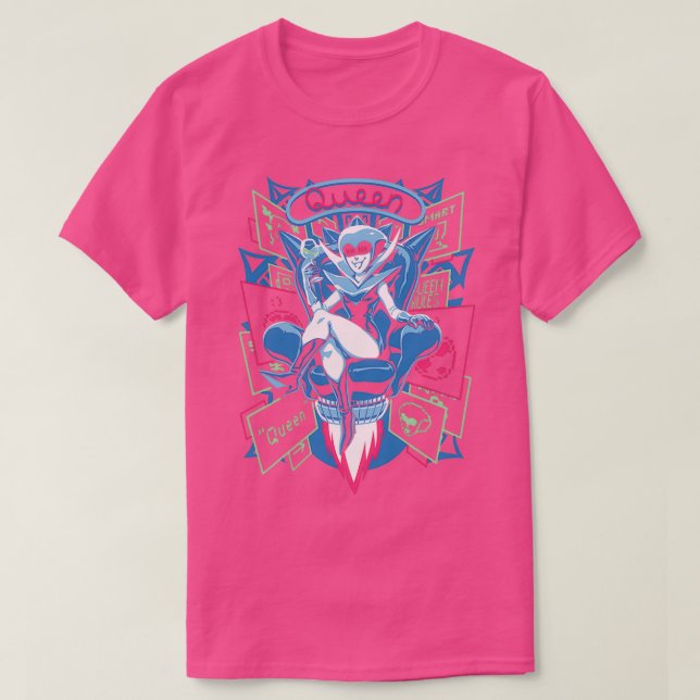 Camiseta Ataque Deltarune Spamton Merch De La Asesina Reina (Diseño del anverso)