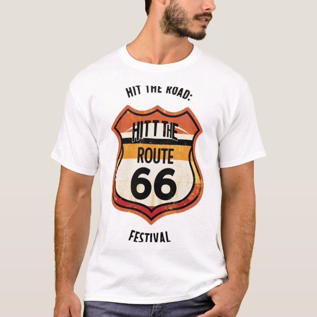 CAMISETA ATAQUE LA CARRETERA 66 TEXAS (Anverso)