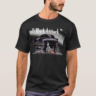 Camiseta "Ataque negro "