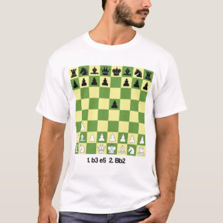 Camiseta Ataque Nimzowitsch-Larsen Ajedrez Abierto Shirt Be