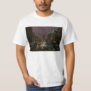Camiseta Ataque relámpago sobre el río Chicago