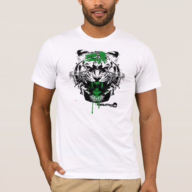 Camiseta Ataque sangriento del tigre (Anverso)
