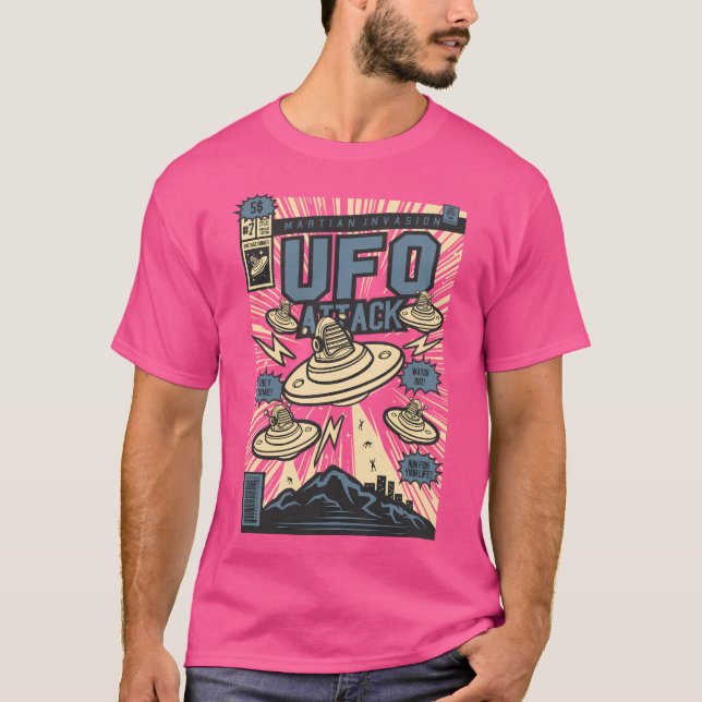 Camiseta Ataque Ufo (Anverso)