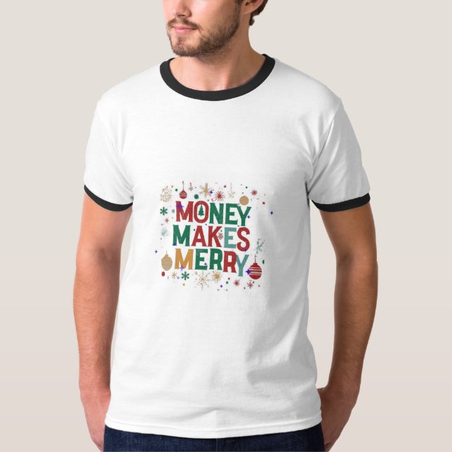 Camiseta Ataques a Cheer (juguetón) Dinero Feliz (directo) (Anverso)