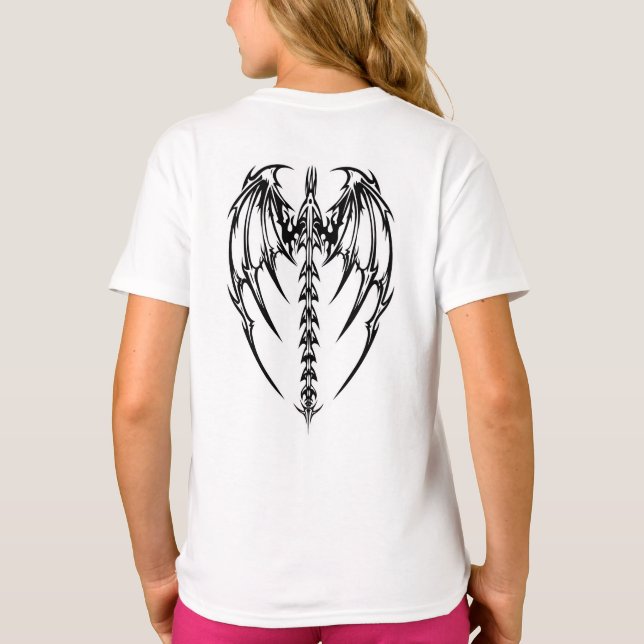 Camiseta Ataques de dragón (Reverso)