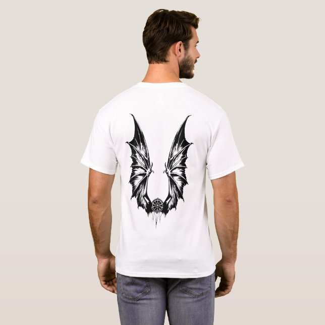 Camiseta Ataques de dragón (Reverso completo)