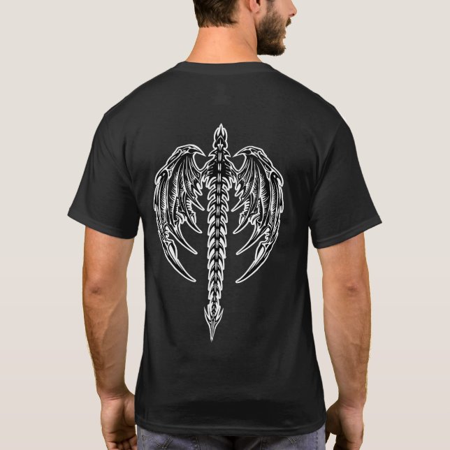 Camiseta Ataques de dragón (Reverso)