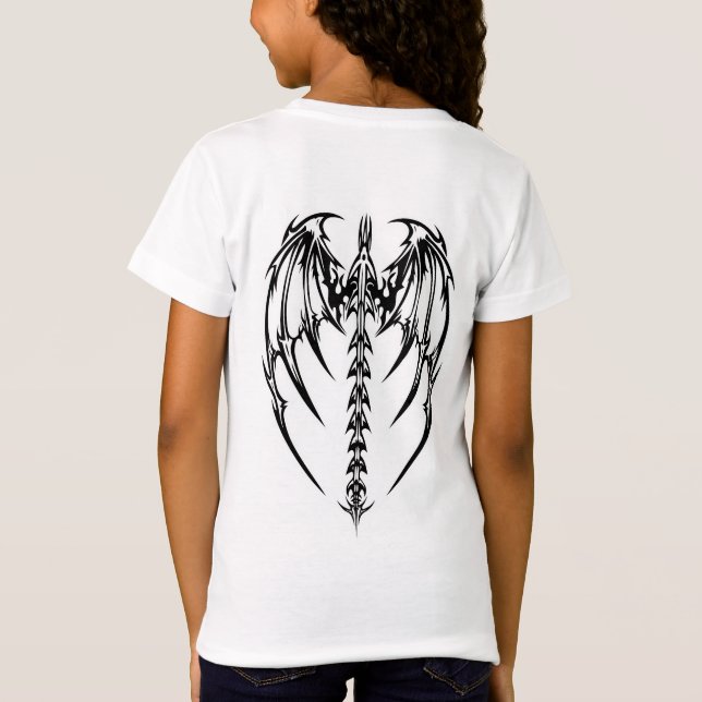 Camiseta Ataques de dragón (Reverso)