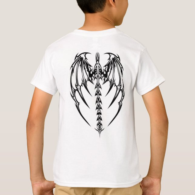 Camiseta Ataques de dragón (Reverso)