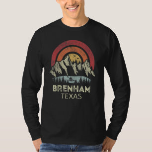 Camiseta Atardecer Amanecer en Montaña de Brenham Texas en