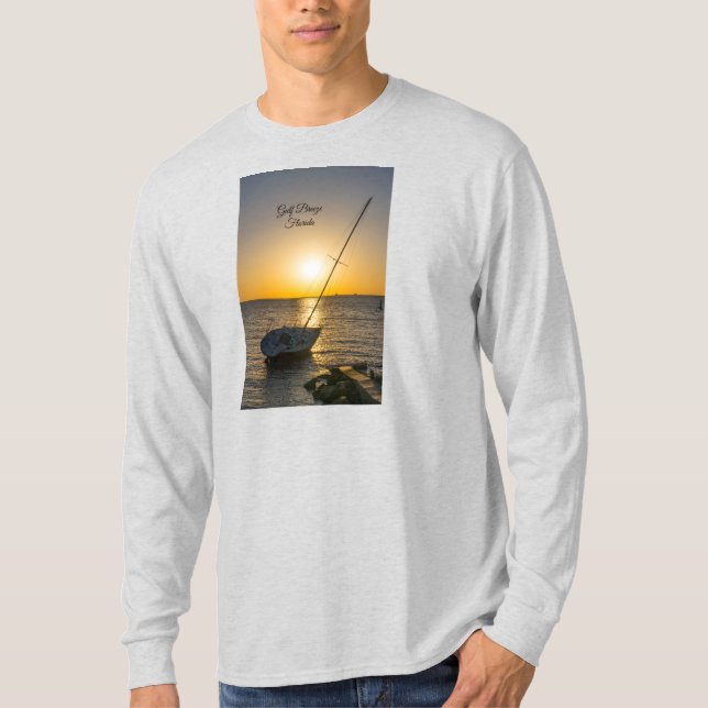 Camiseta Atardecer barco de vela Shipwreck Golfo Brisa Larg (Anverso)