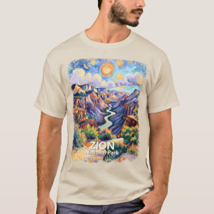 Camiseta Atardecer colorido personalizado en el Cañón del P