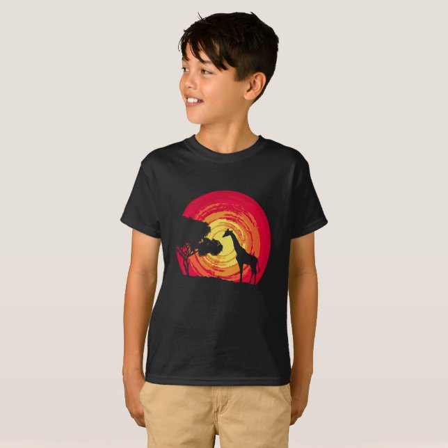 Camiseta Atardecer de África (Anverso completo)