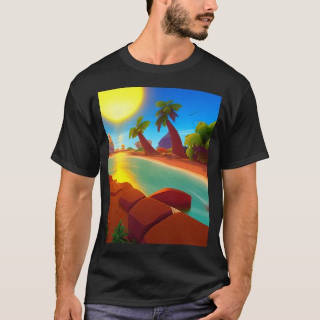 Camiseta Atardecer de Bandicoot (Anverso)