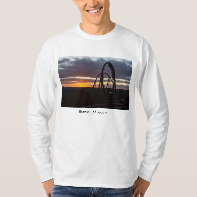Camiseta Atardecer de incendios forestales (Anverso)