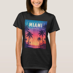 Camiseta Atardecer de Miami Florida - Recuerdo de Me Encant