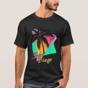 Camiseta Atardecer de palmeras en la playa de verano tropic