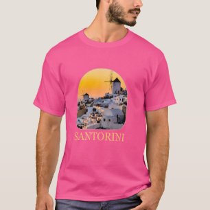 Camiseta Atardecer de Santorini