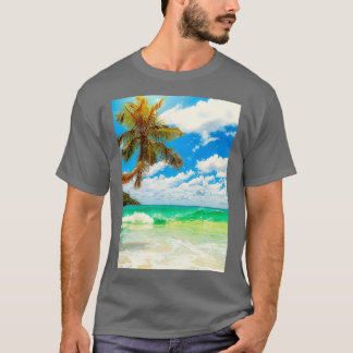 Camiseta Atardecer de sol de playa de verano