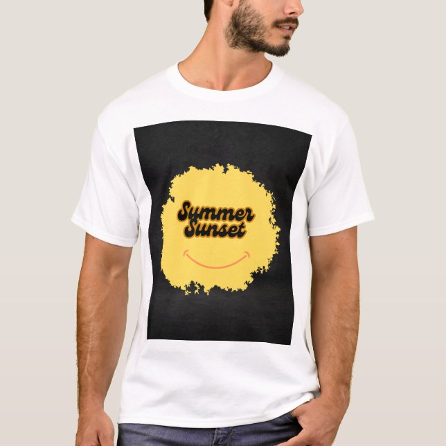 Camiseta Atardecer de verano (Anverso)