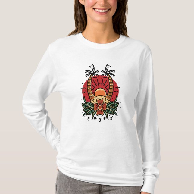Camiseta Atardecer de Verano (Anverso)