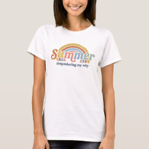 Camiseta Atardecer de verano retro de los 70 recordando mi
