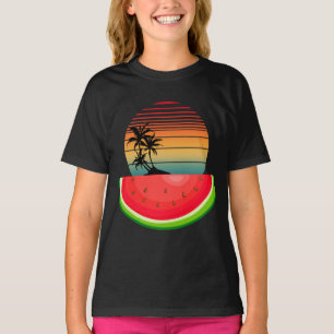 Camiseta Atardecer de Vibraciones de Verano Sandía