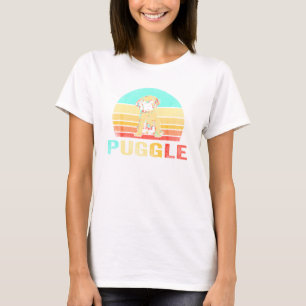 Camiseta Atardecer del perro de la alternancia de cosecha