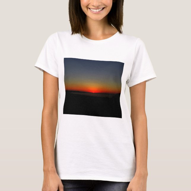 Camiseta Atardecer en el agua (Anverso)