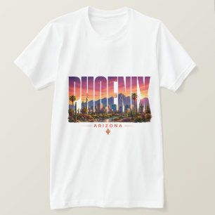 Camiseta Atardecer en el desierto de Phoenix Arizona
