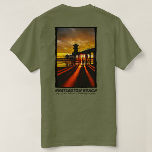 Camiseta Atardecer en el muelle de Huntington Beach