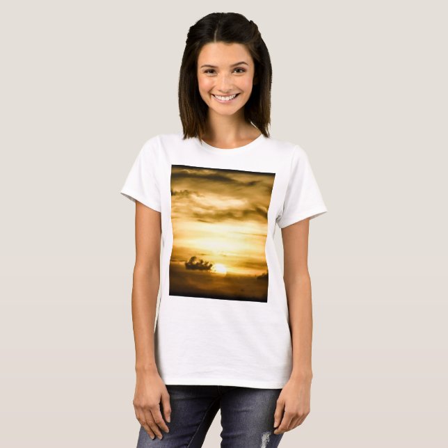 Camiseta Atardecer En El Océano Pacífico (Anverso completo)